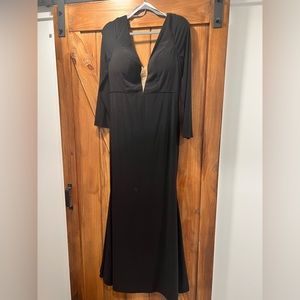 Size 14 - Christina Wu dress - deep V neckline and back